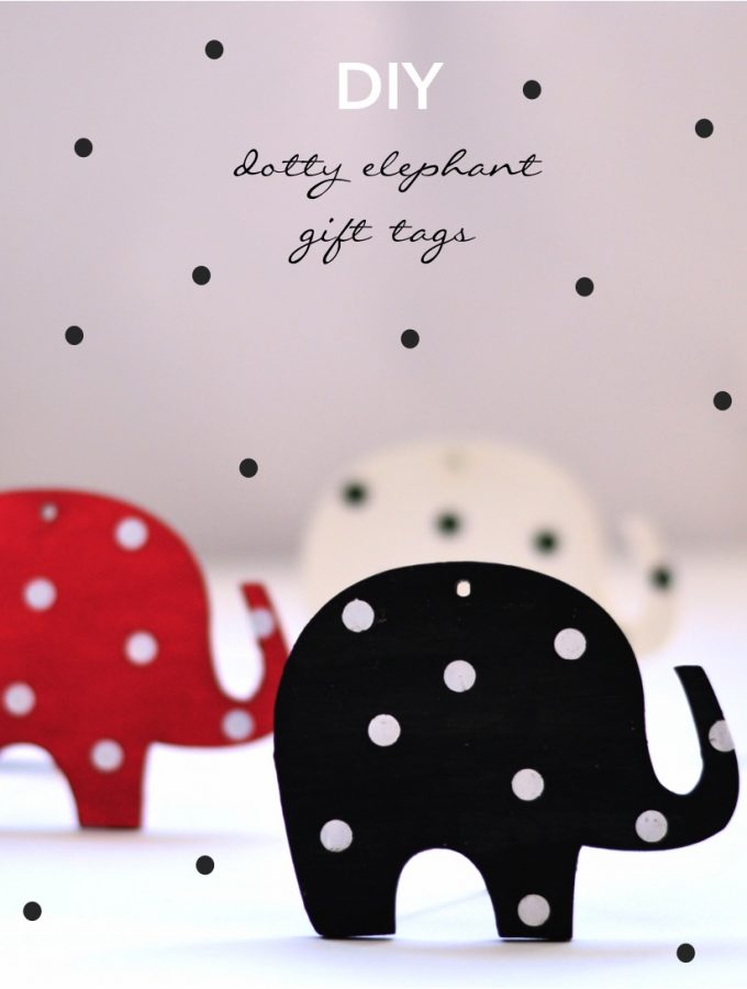 "DIY elephant gift tags"