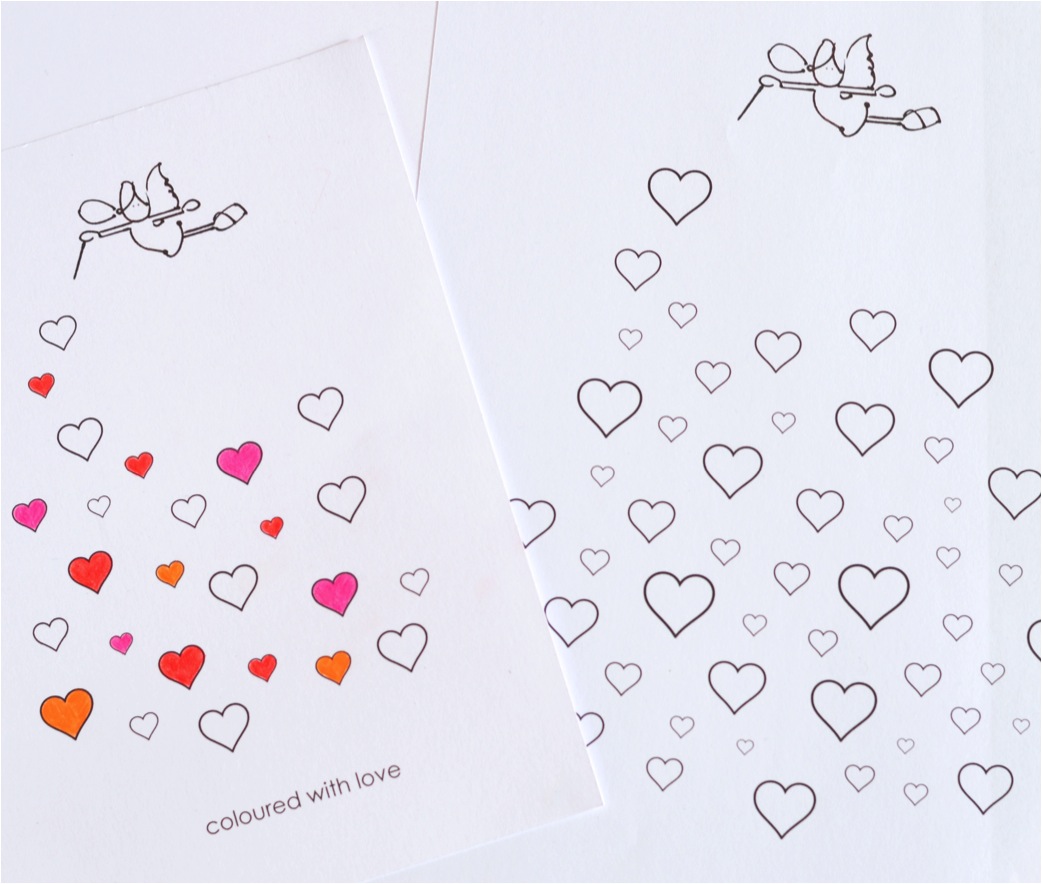 valentines card free printable - ebabee