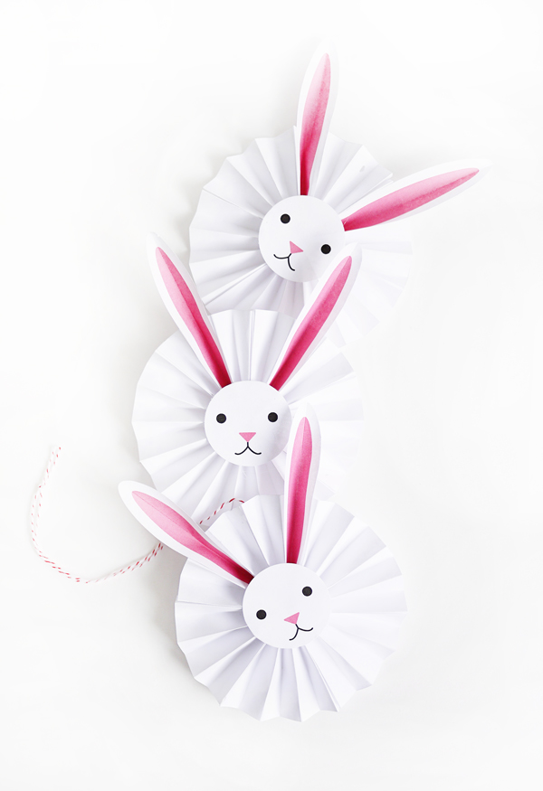 DIY Easter bunny decorations