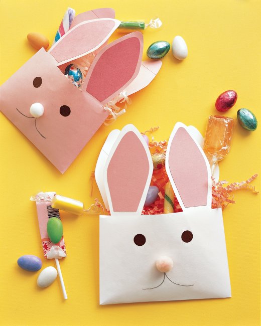 DIY Easter bunny envelopes