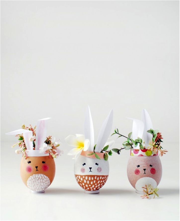 mini easter egg vases craft