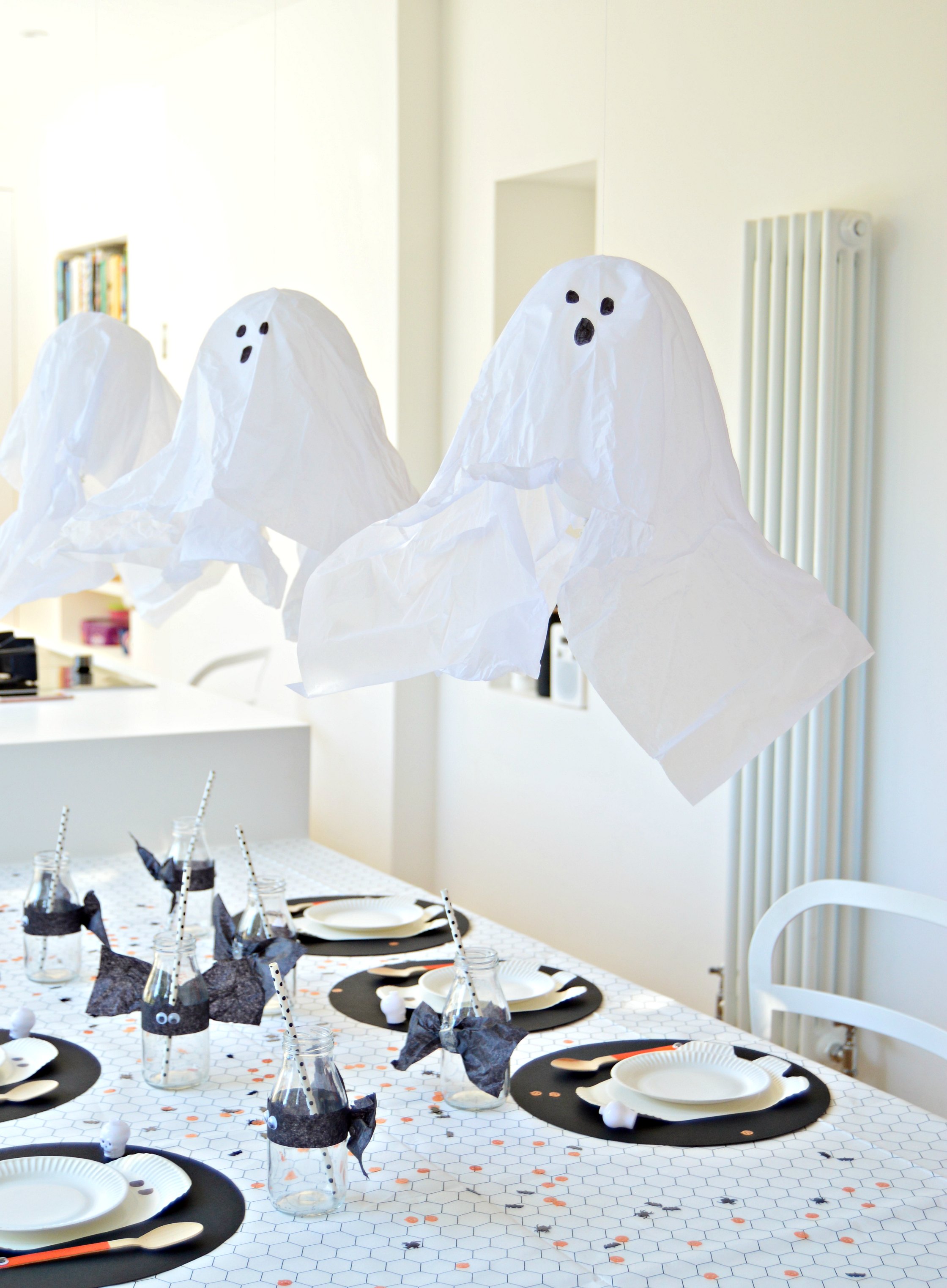 how to make halloween ghost balloons