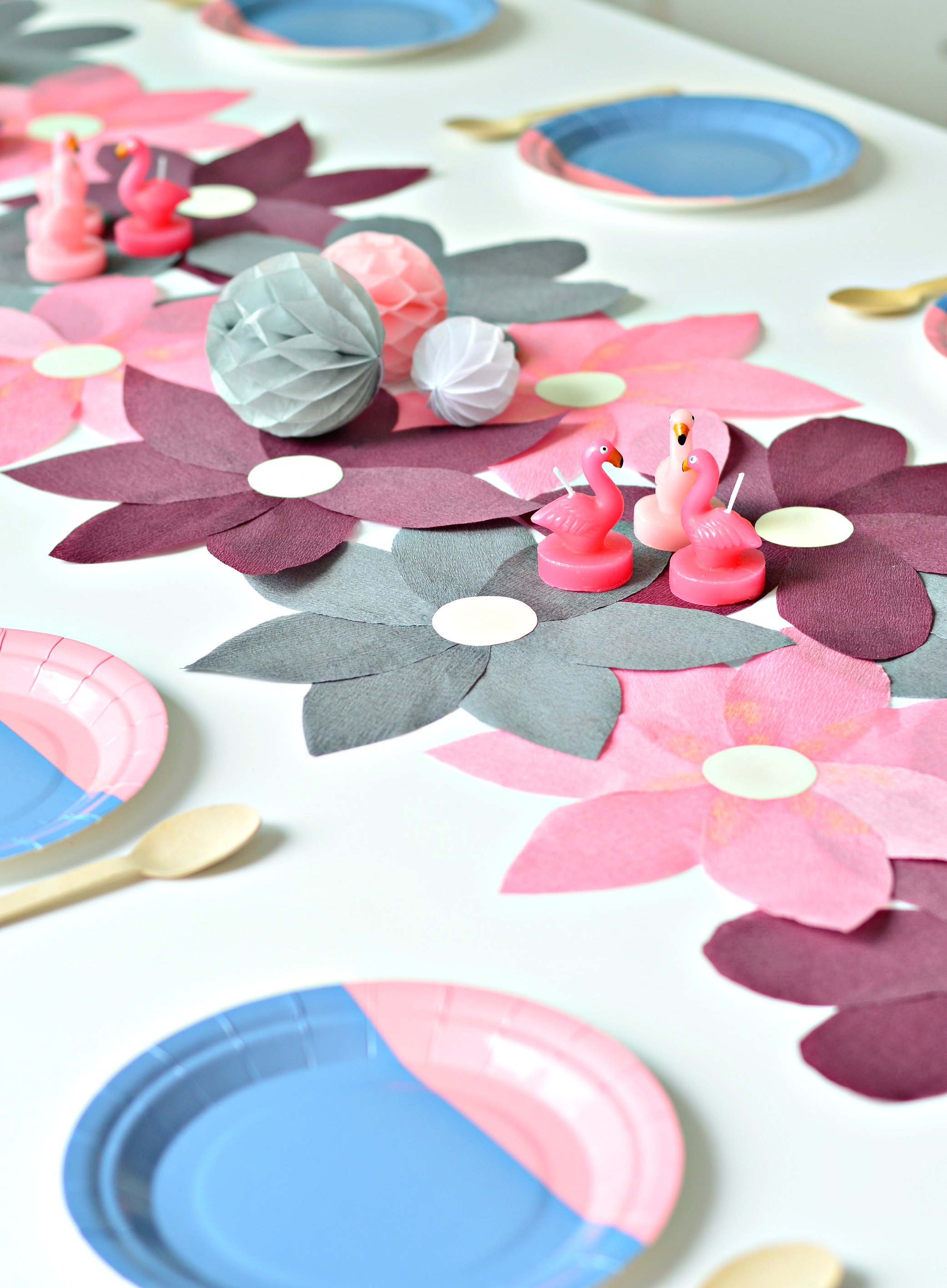 Flower power: DIY crepe paper table runner - DIY home decor - Your DIY  Family