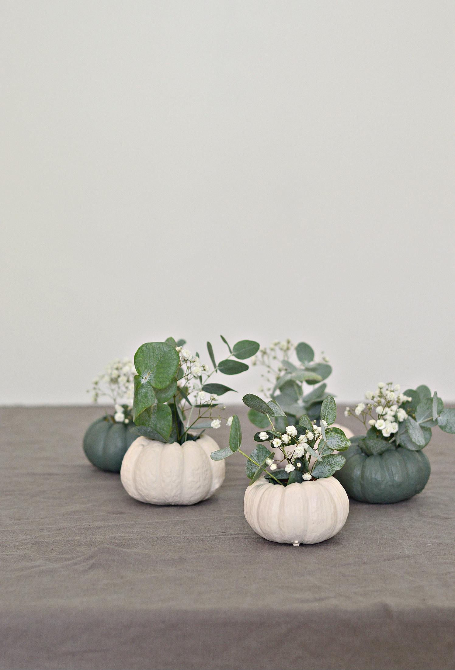 mini pumpkin table decorations