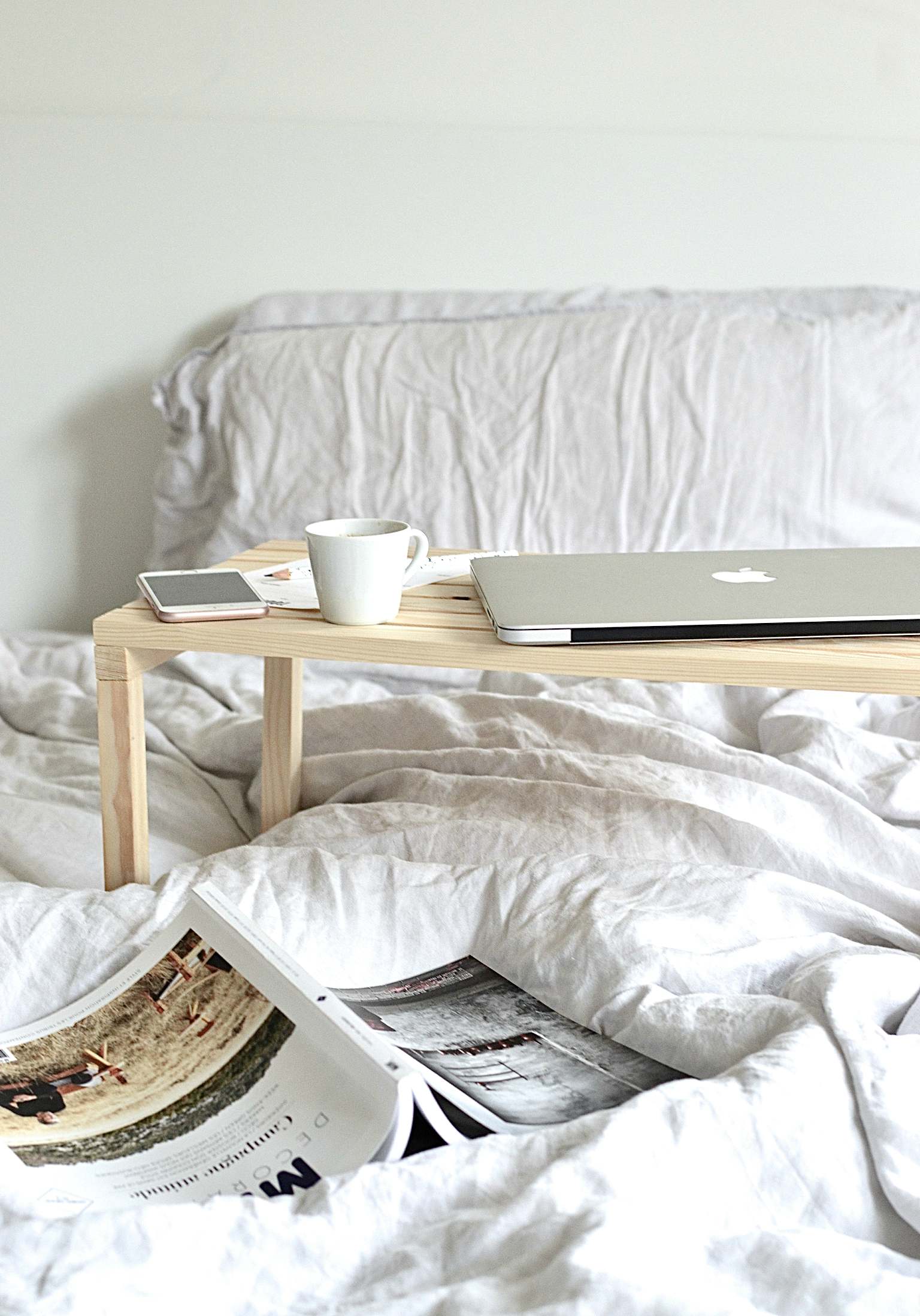laptop bed table diy