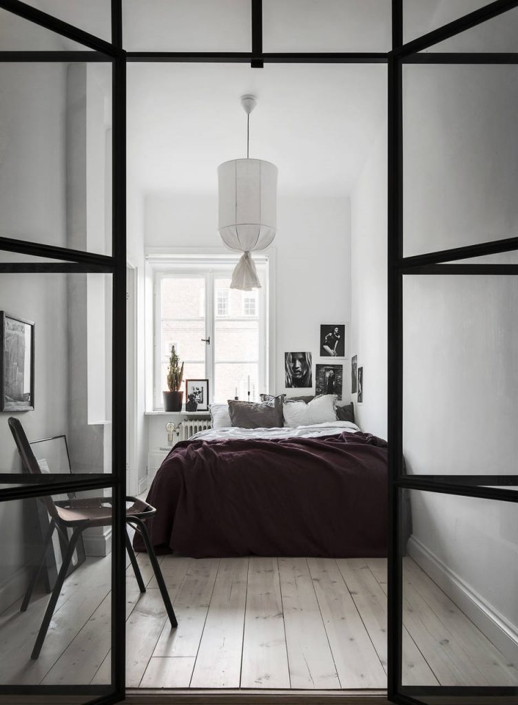 tips for minimal scandinavian style bedroom