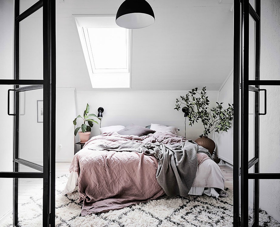 bedroom with natural light