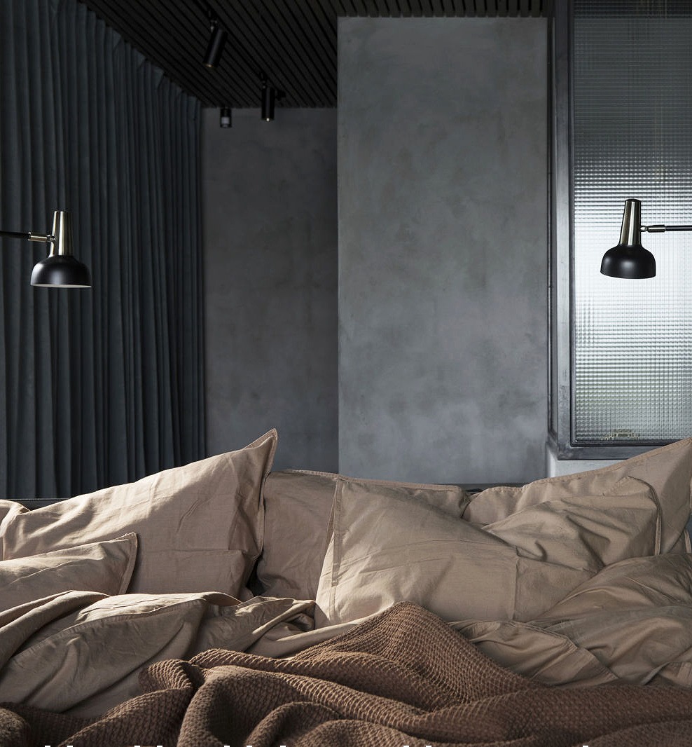 dark bedroom colour schemes
