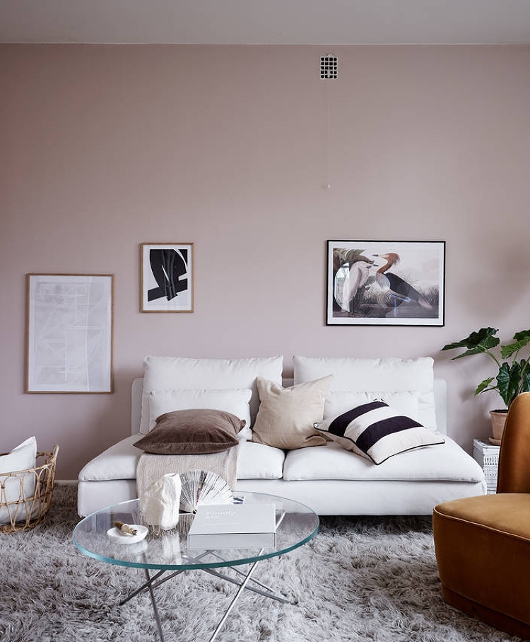 warm neutral paint colour for living room