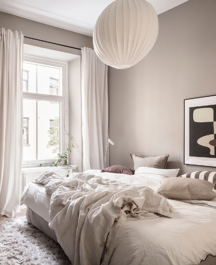 pale neutral bedroom colours