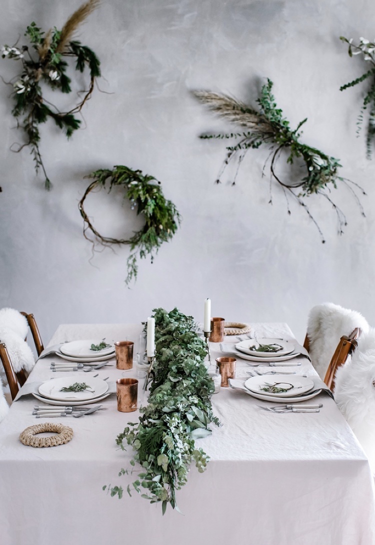Scandinavian Christmas table decor ideas