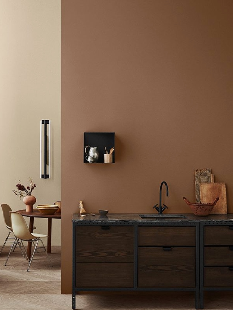decorating with brown