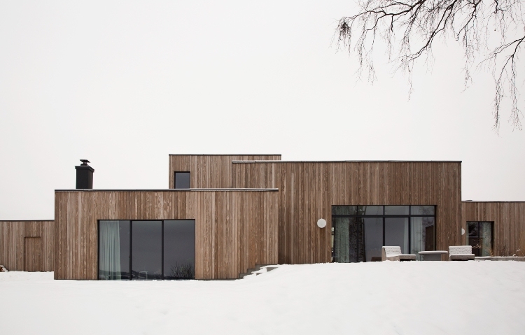 minimalist wooden home Norway