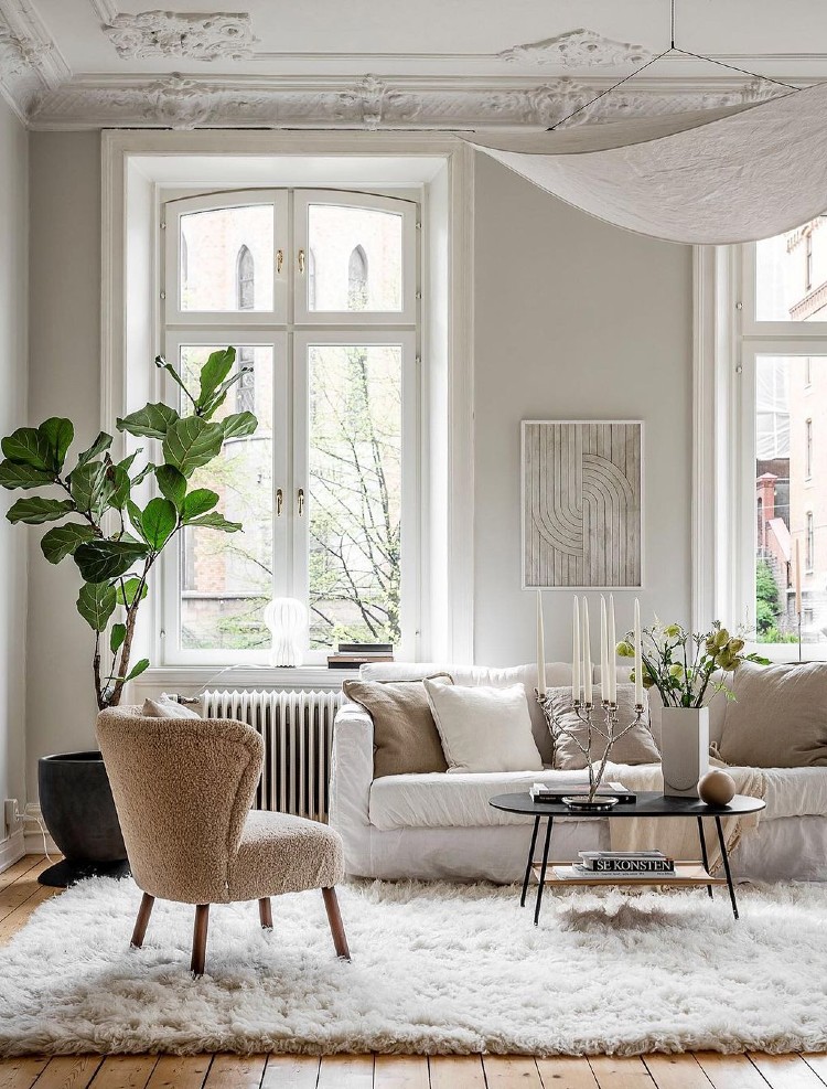 how to get Scandinavian living room