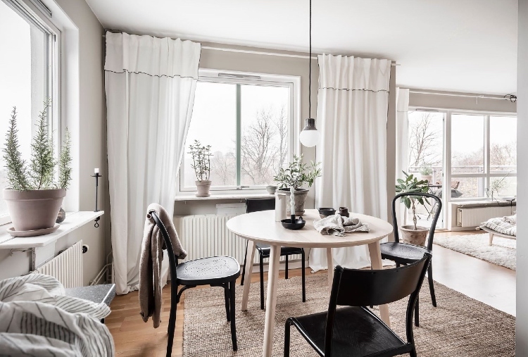 Scandinavian home dining room