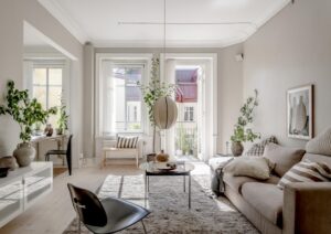 View of 6 Scandinavian decor ideas to takeaway from this small Swedish ...