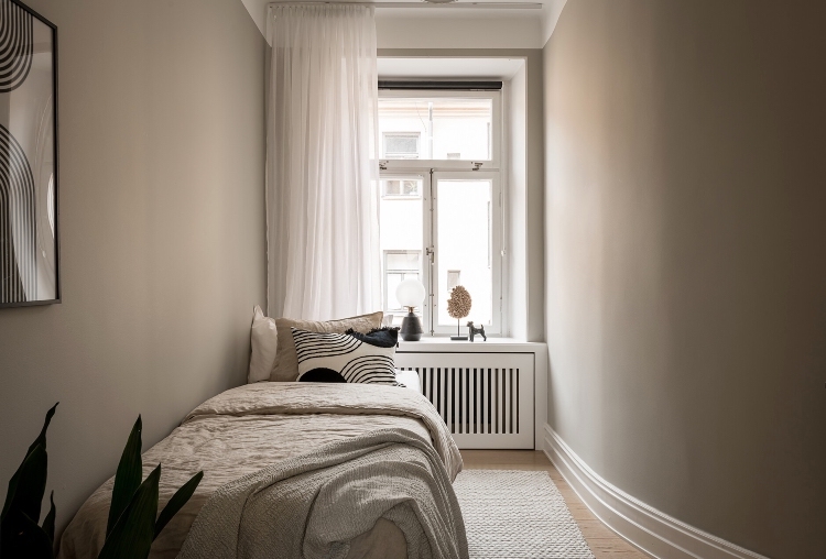 small single bedroom Scandinavian home