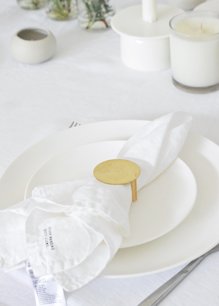 DIY napkin rings to make as Xmas gifts