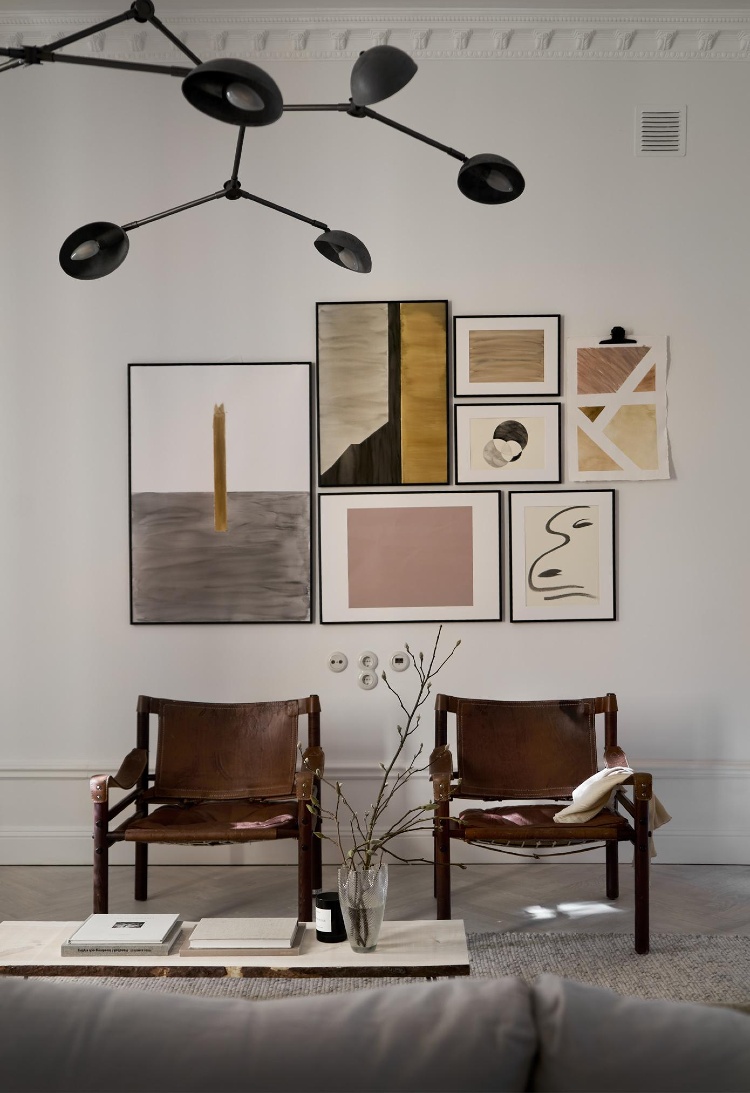 warm minimalist Swedish apartment