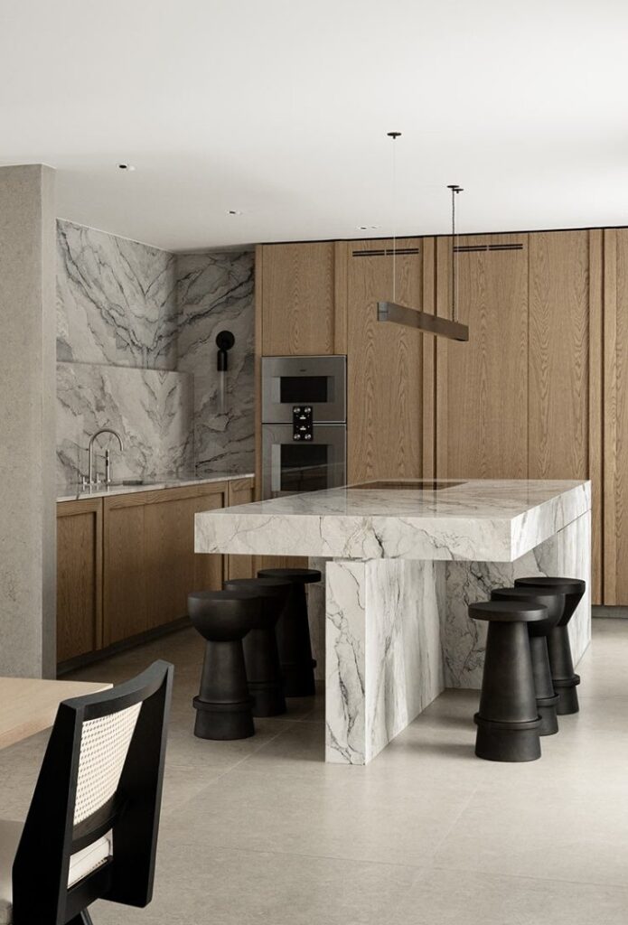 9 marble kitchen countertop ideas for a minimalist yet luxury look ...