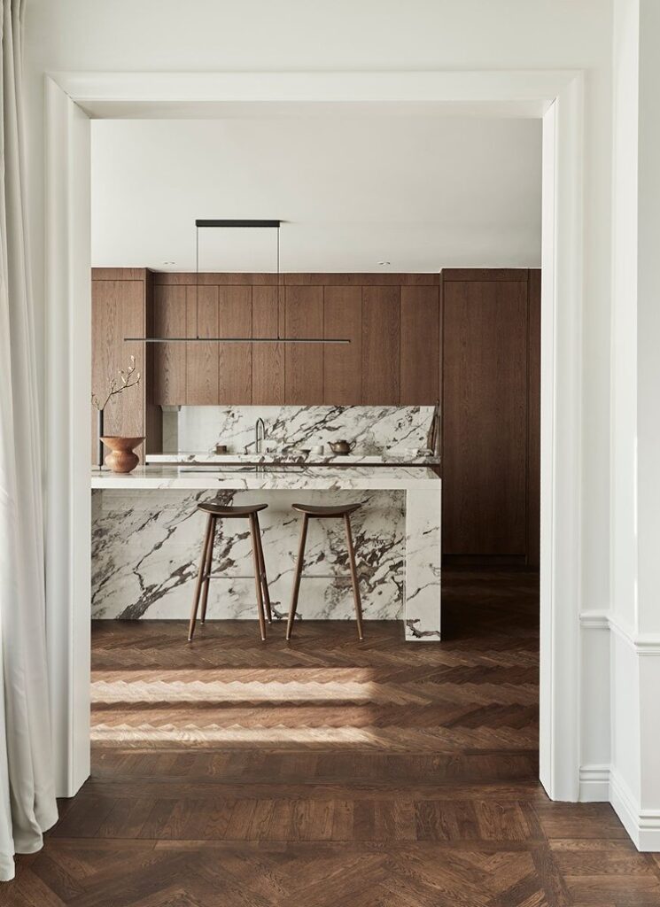 9 marble kitchen countertop ideas for a minimalist yet luxury look ...
