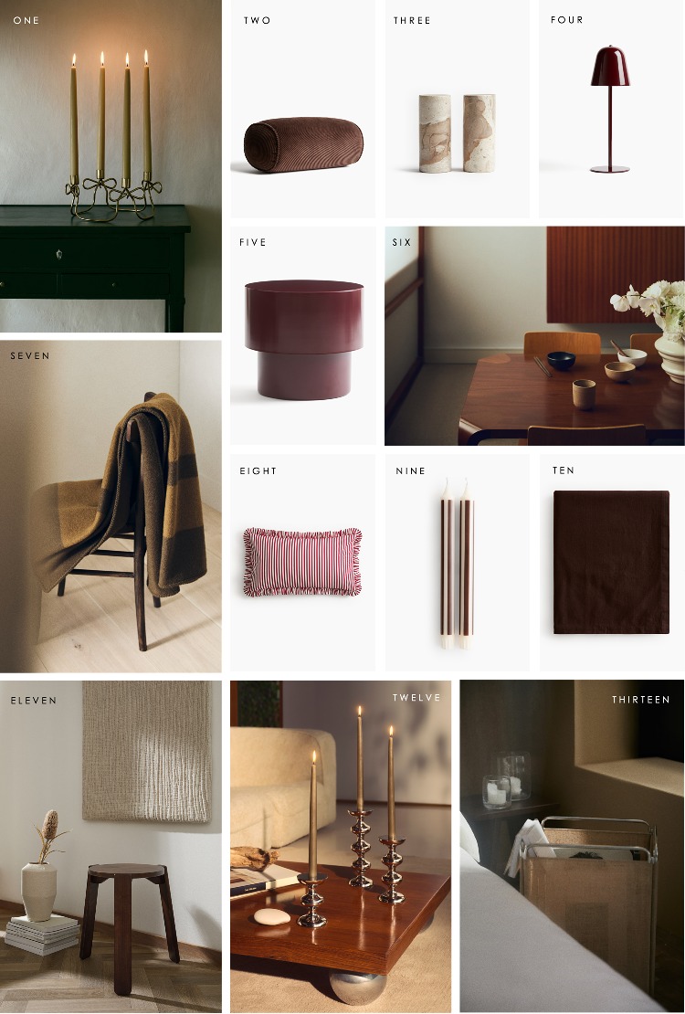 best H&M cosy autumn decor finds