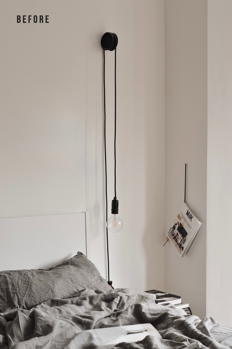 monochrome bedroom decor