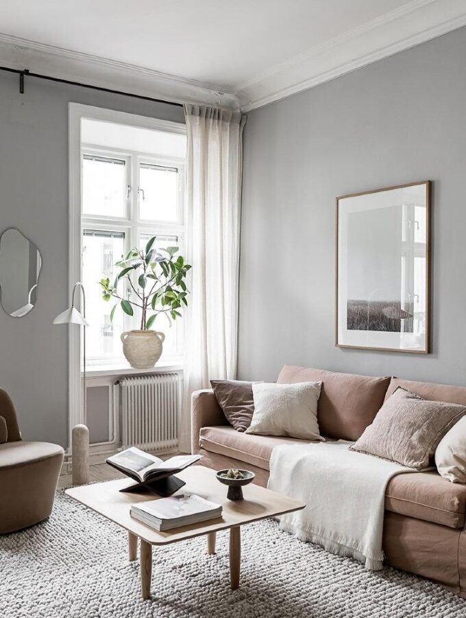 grey living room decor