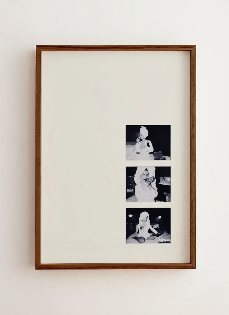 how to frame small picture in large frame